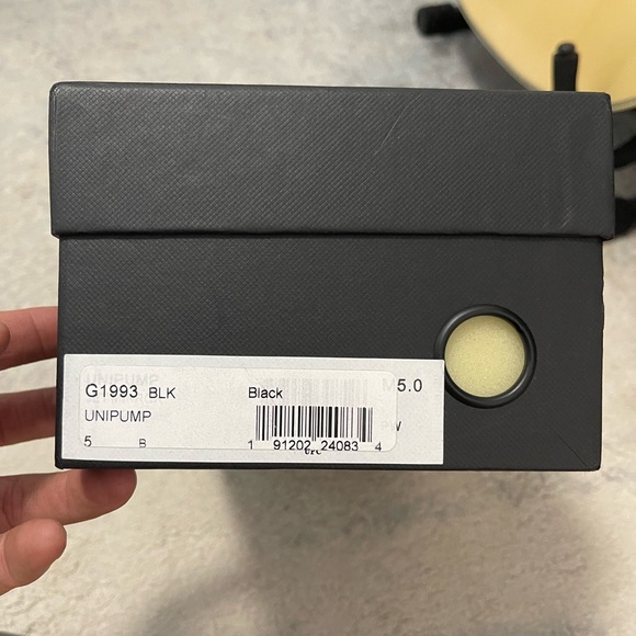 NIB Women's Size 5 Coach G1993 Unipump Jet Mirror 1.5" Leather Heels In Black - Picture 5 of 12